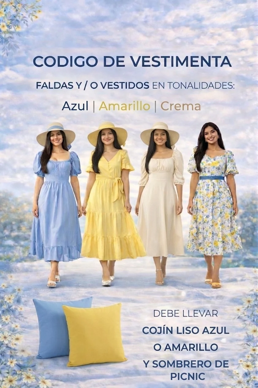 Vestimenta elegante para picnic